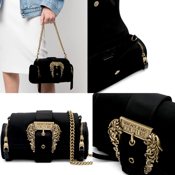 VERSACE Jeans Couture buckle shoulder/crossbody bag - Picture 2 of 3